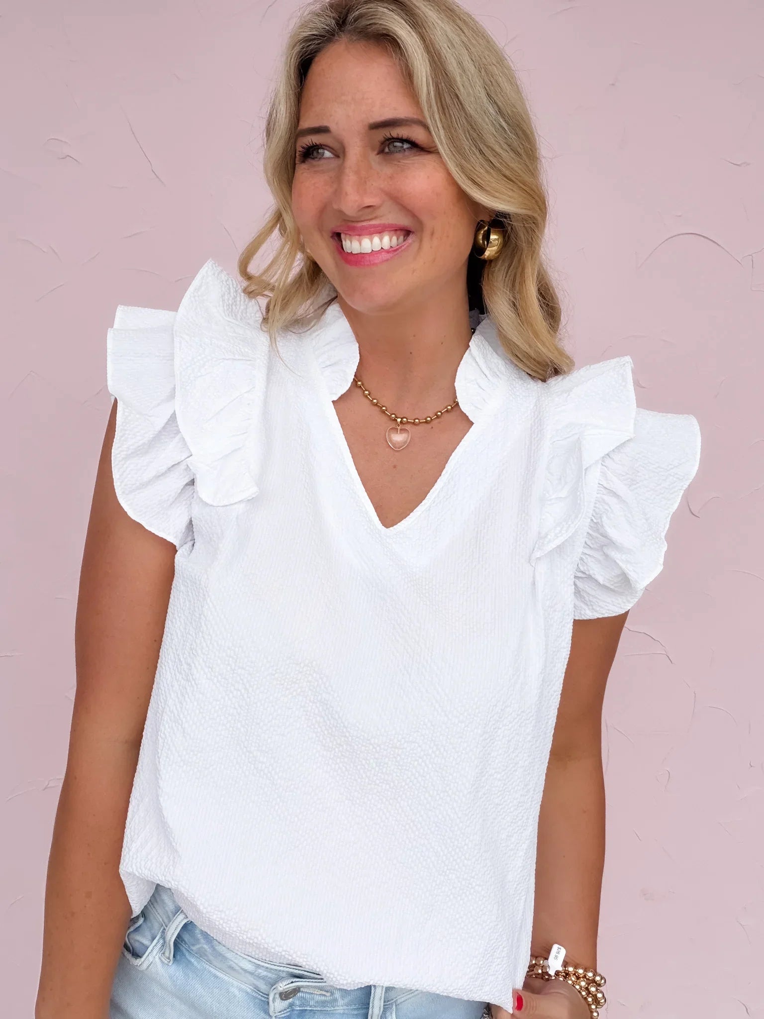 Sunday Best Ruffle Top