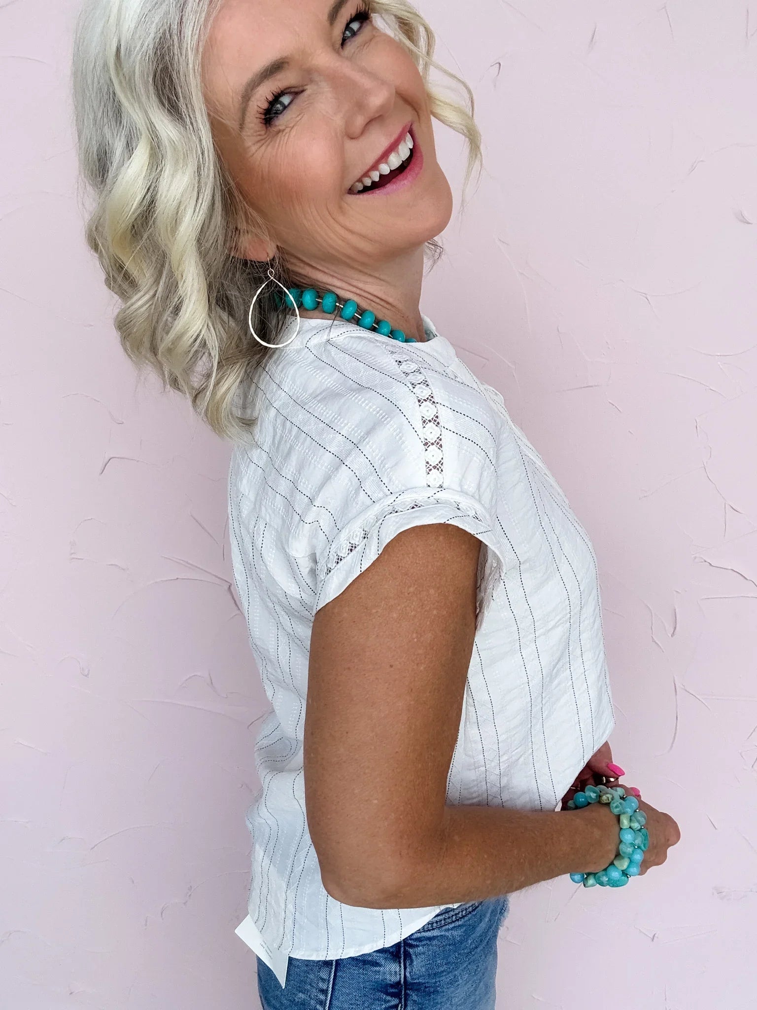 Pinstripe Perfection Top
