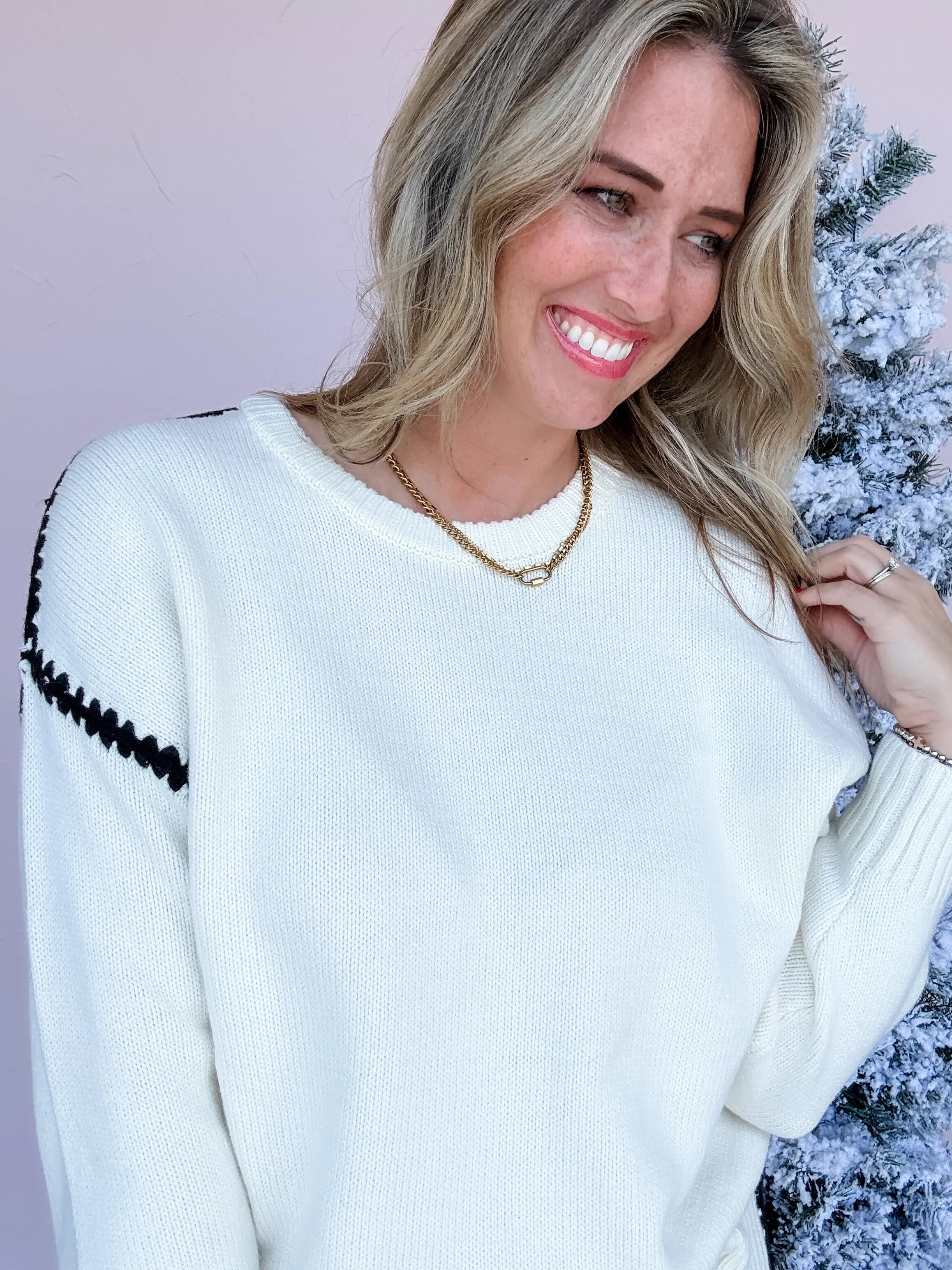 Skyline Seam Sweater