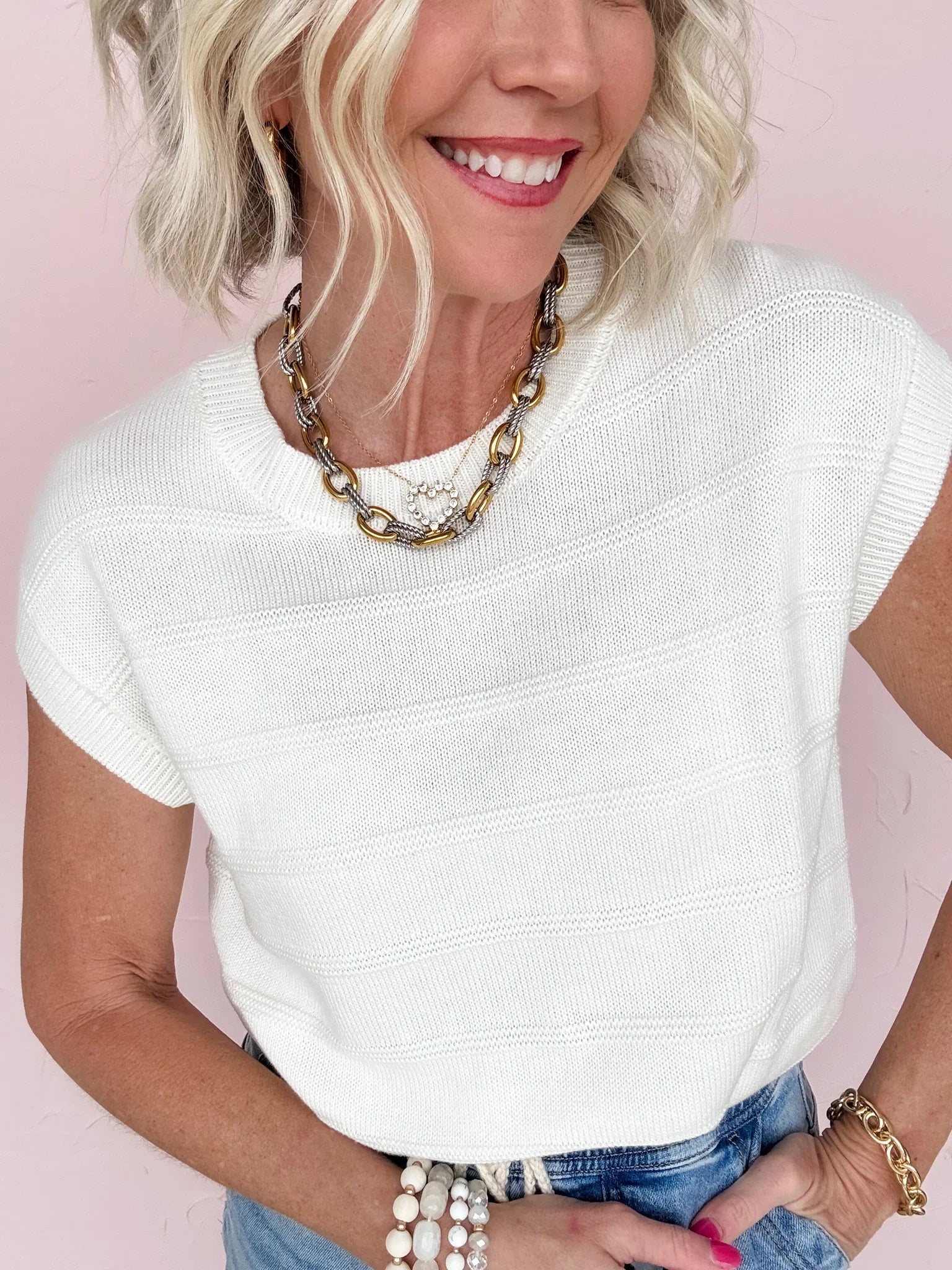 Quiet Tide Knit Top - 30% Off