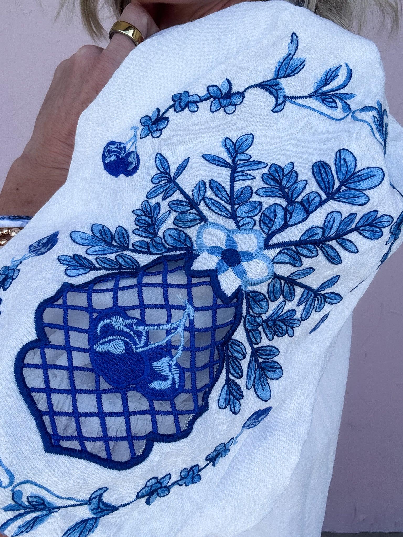 Written in Blue Top