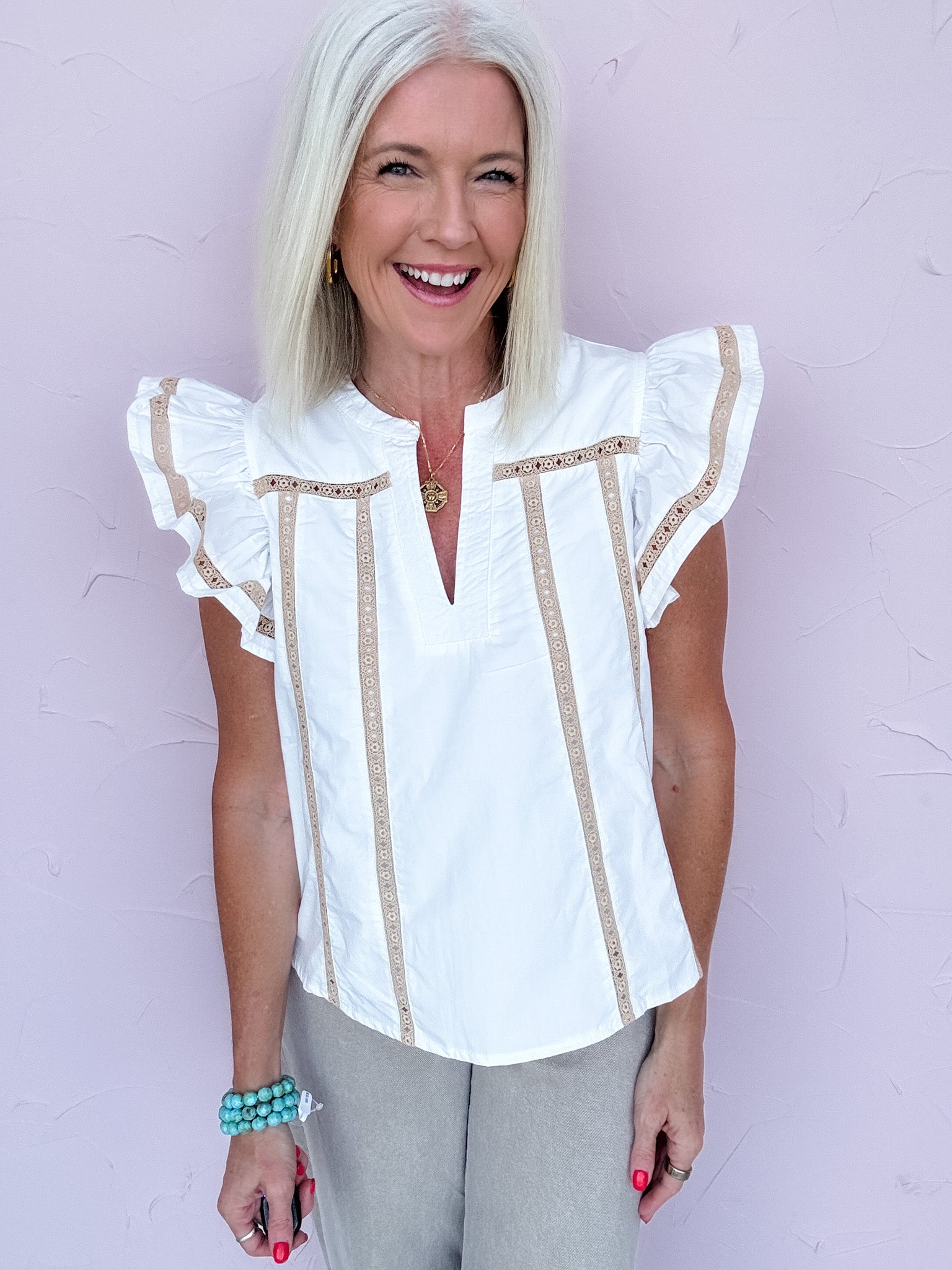Prescott Lace Top