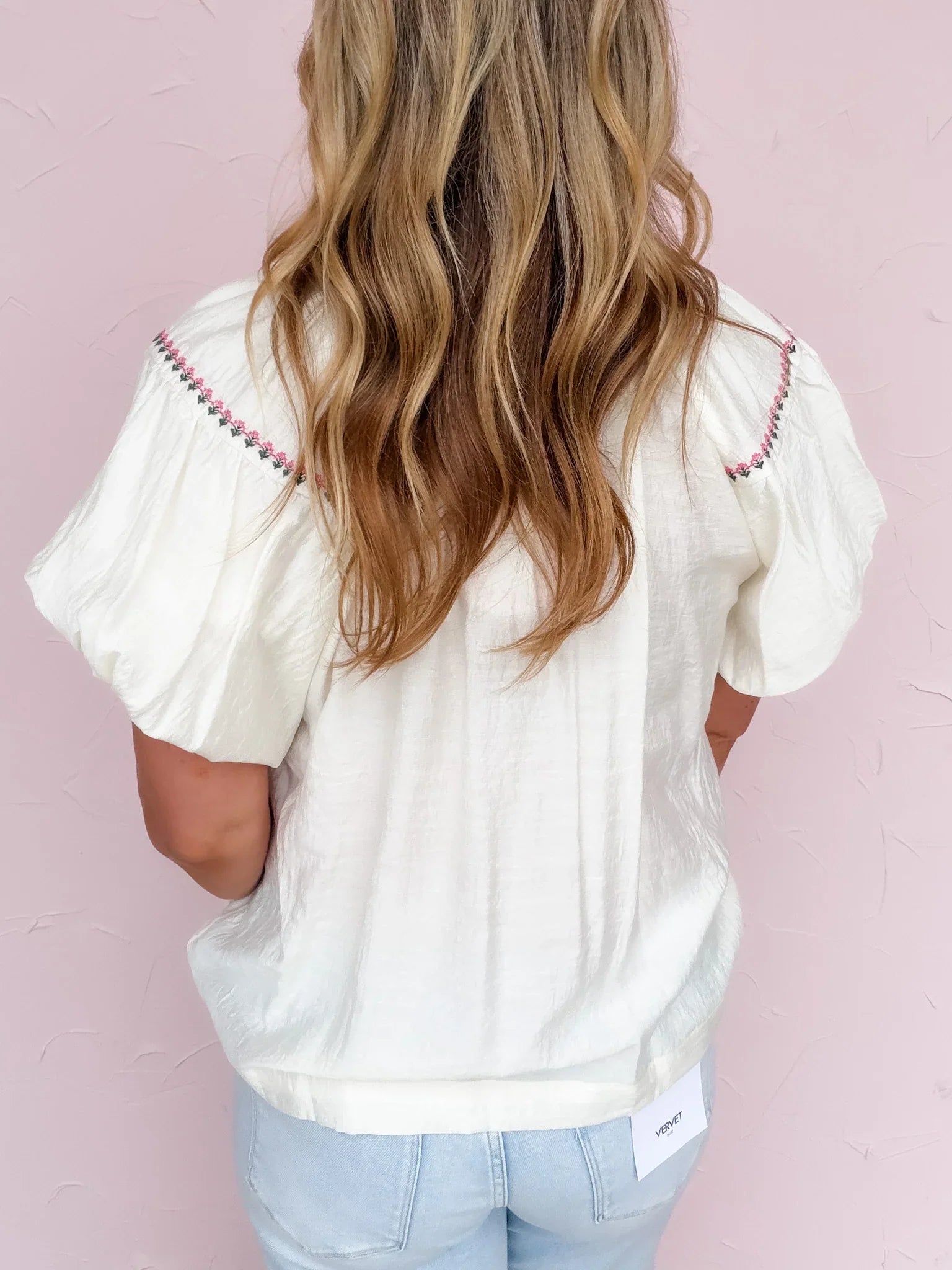 Pink Prairie Bloom Top