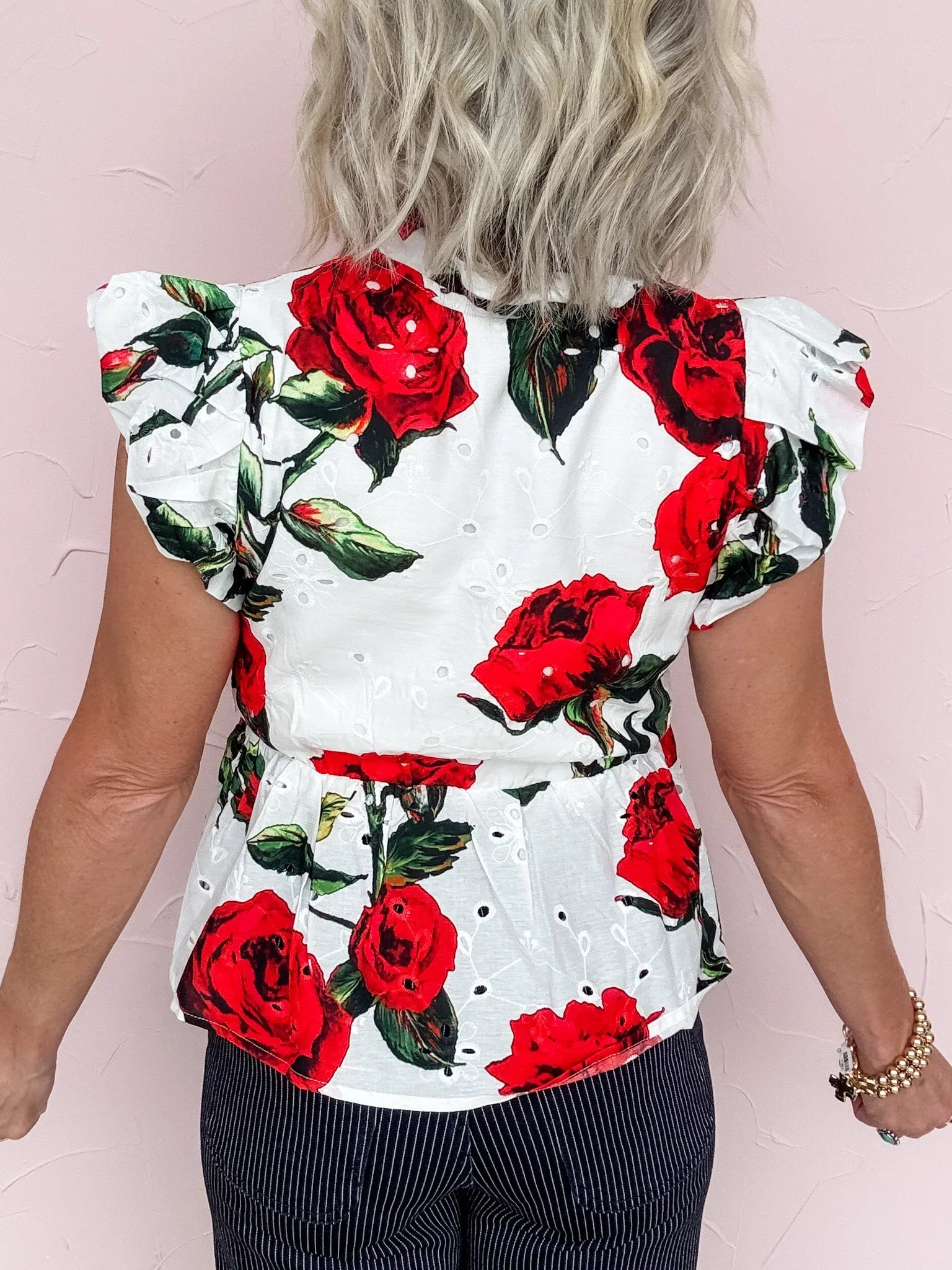 Painted Rose Garden Top