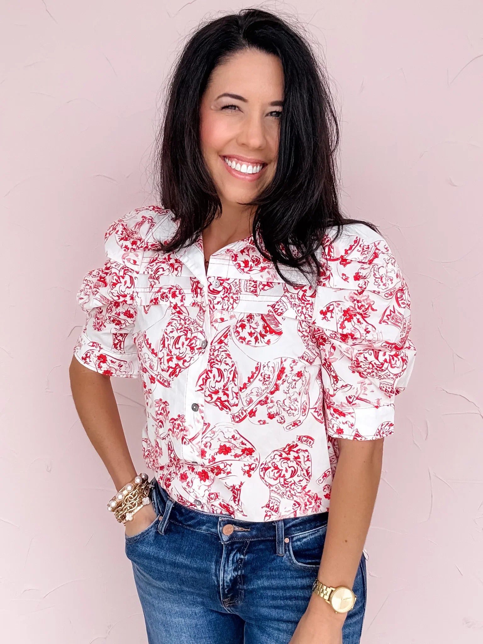 Rouge Reverie Top