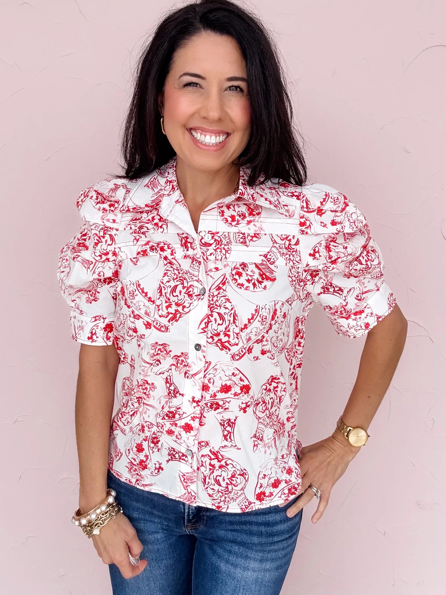 Rouge Reverie Top