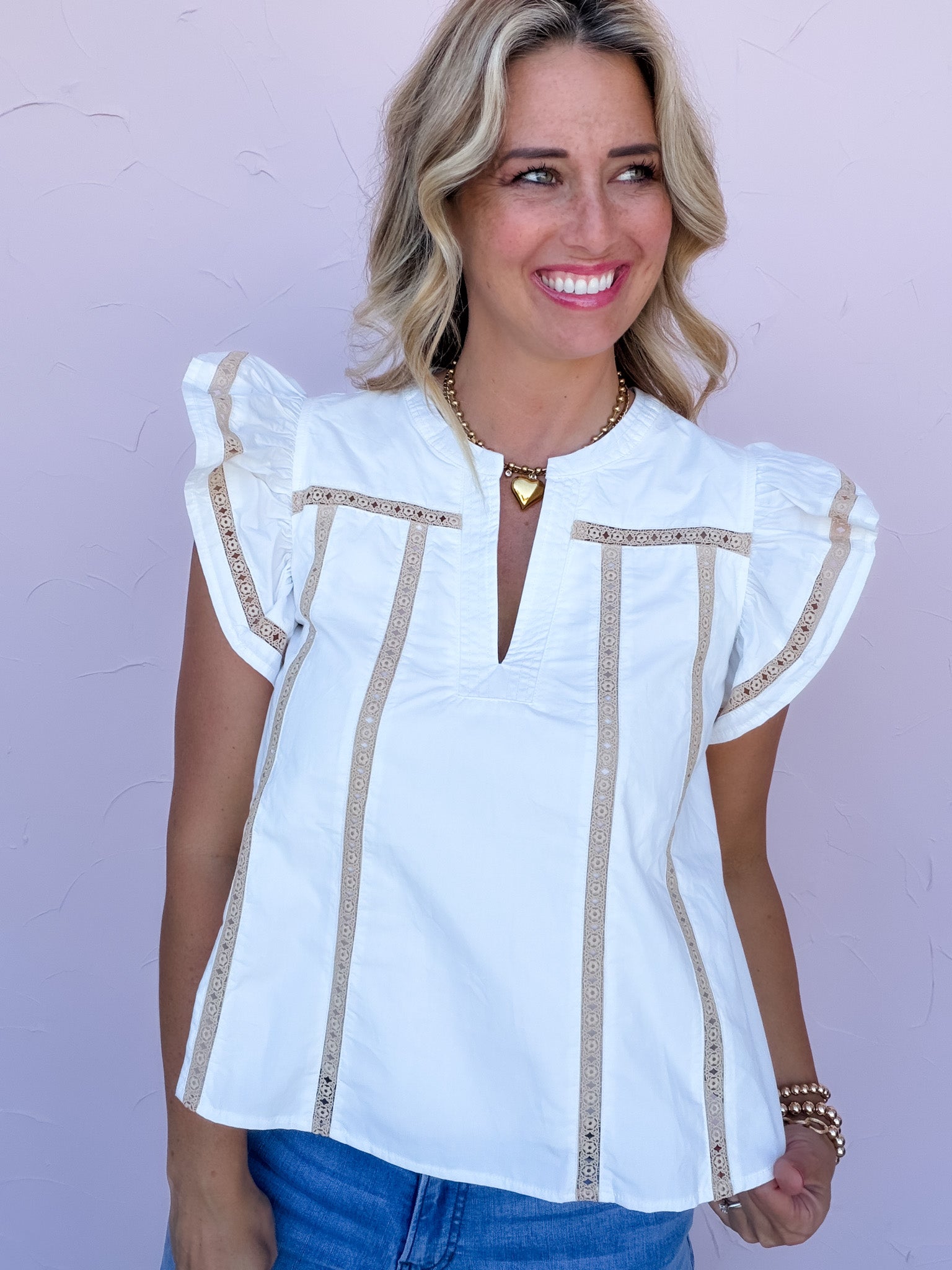 Prescott Lace Top