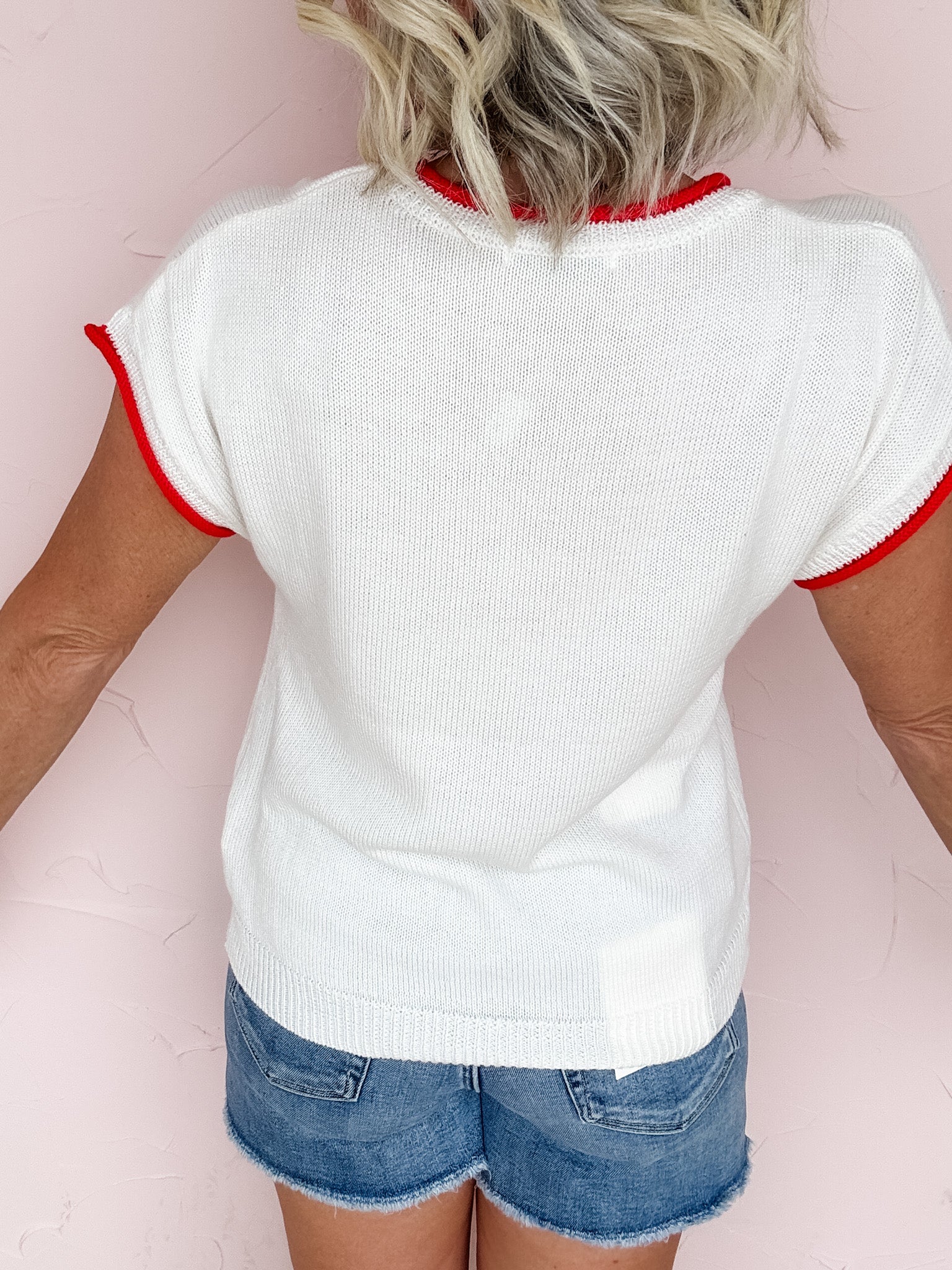Flag Knit Top