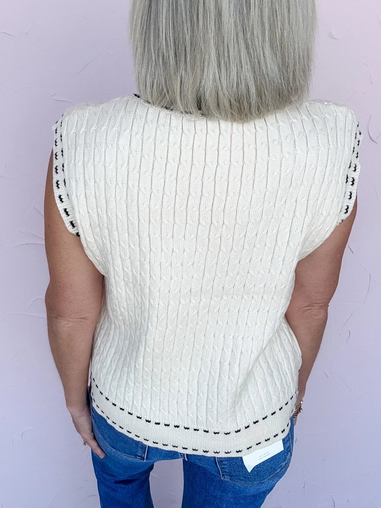 Corner Cafe Sweater Vest - FINAL SALE