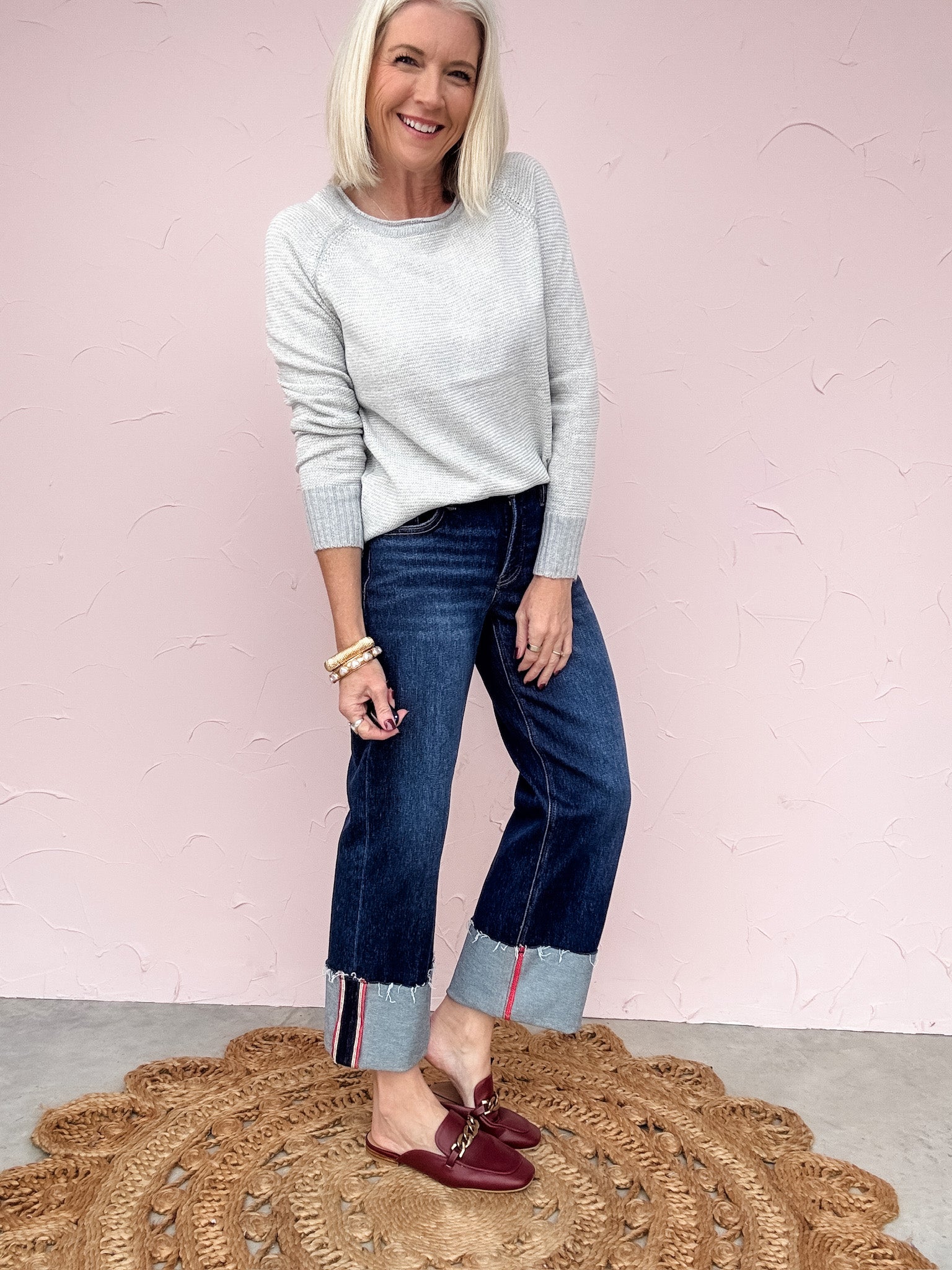 Main Street Cuffed Denim