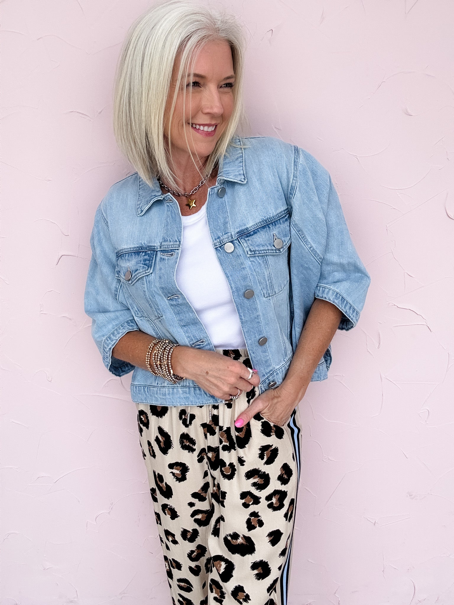 Wide Open Denim Jacket