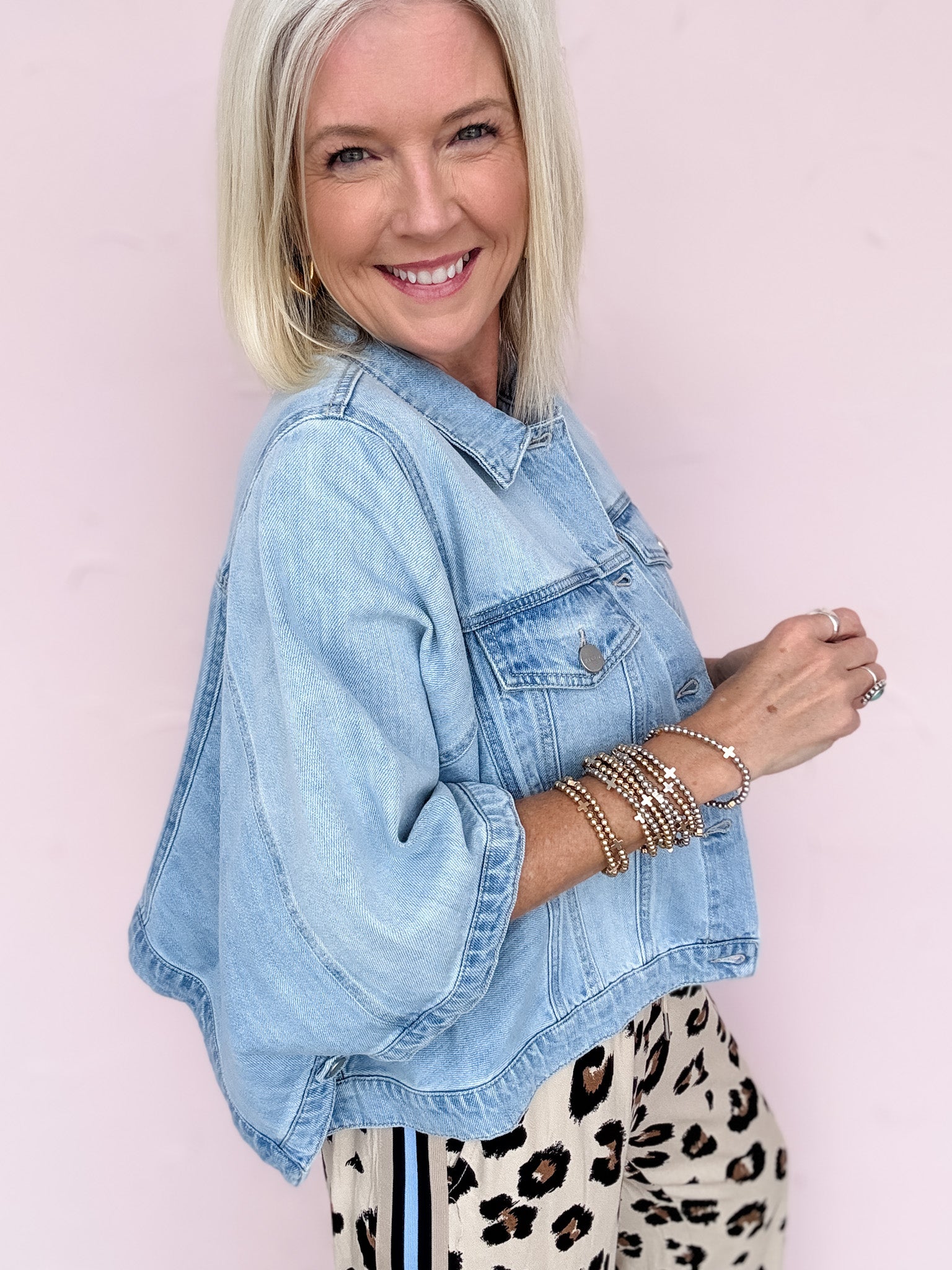 Wide Open Denim Jacket