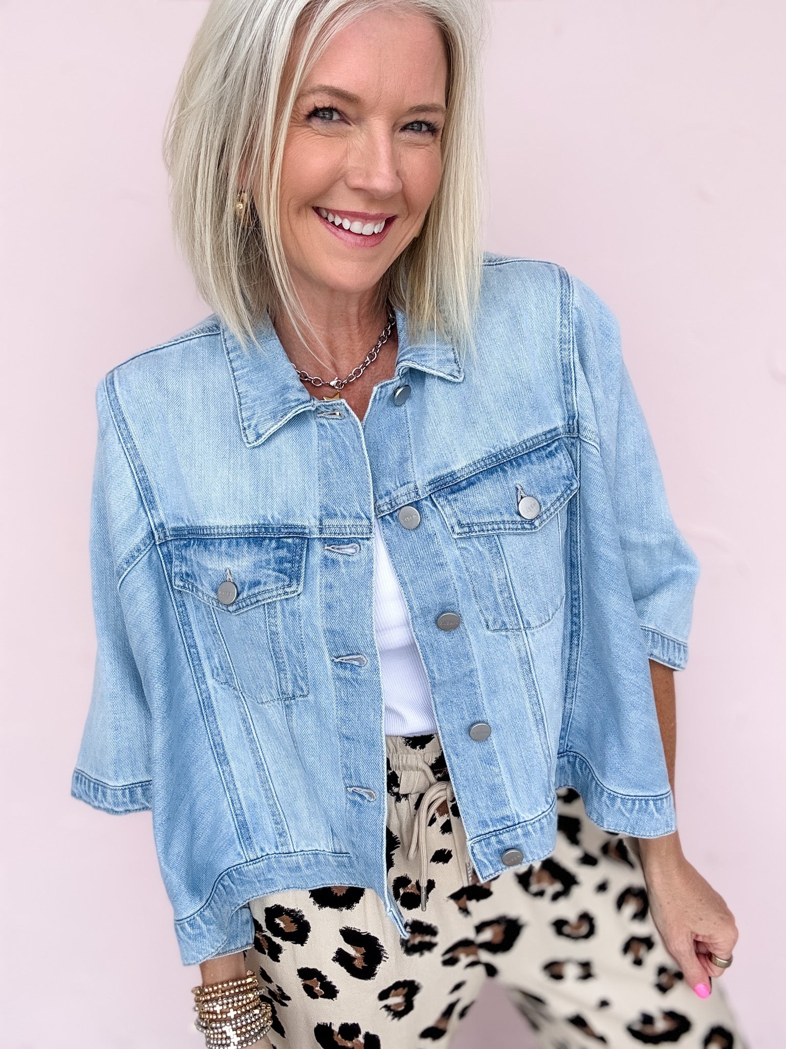 Wide Open Denim Jacket