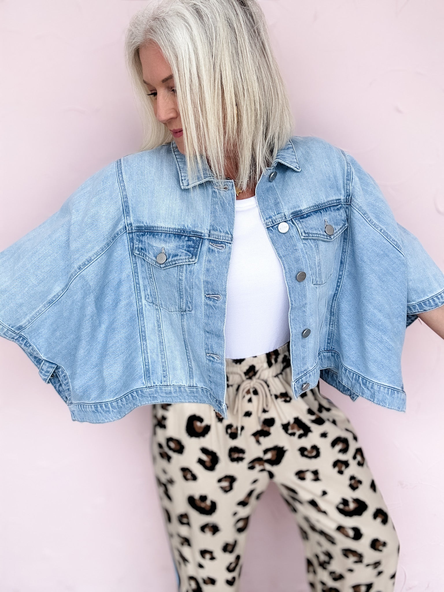 Wide Open Denim Jacket