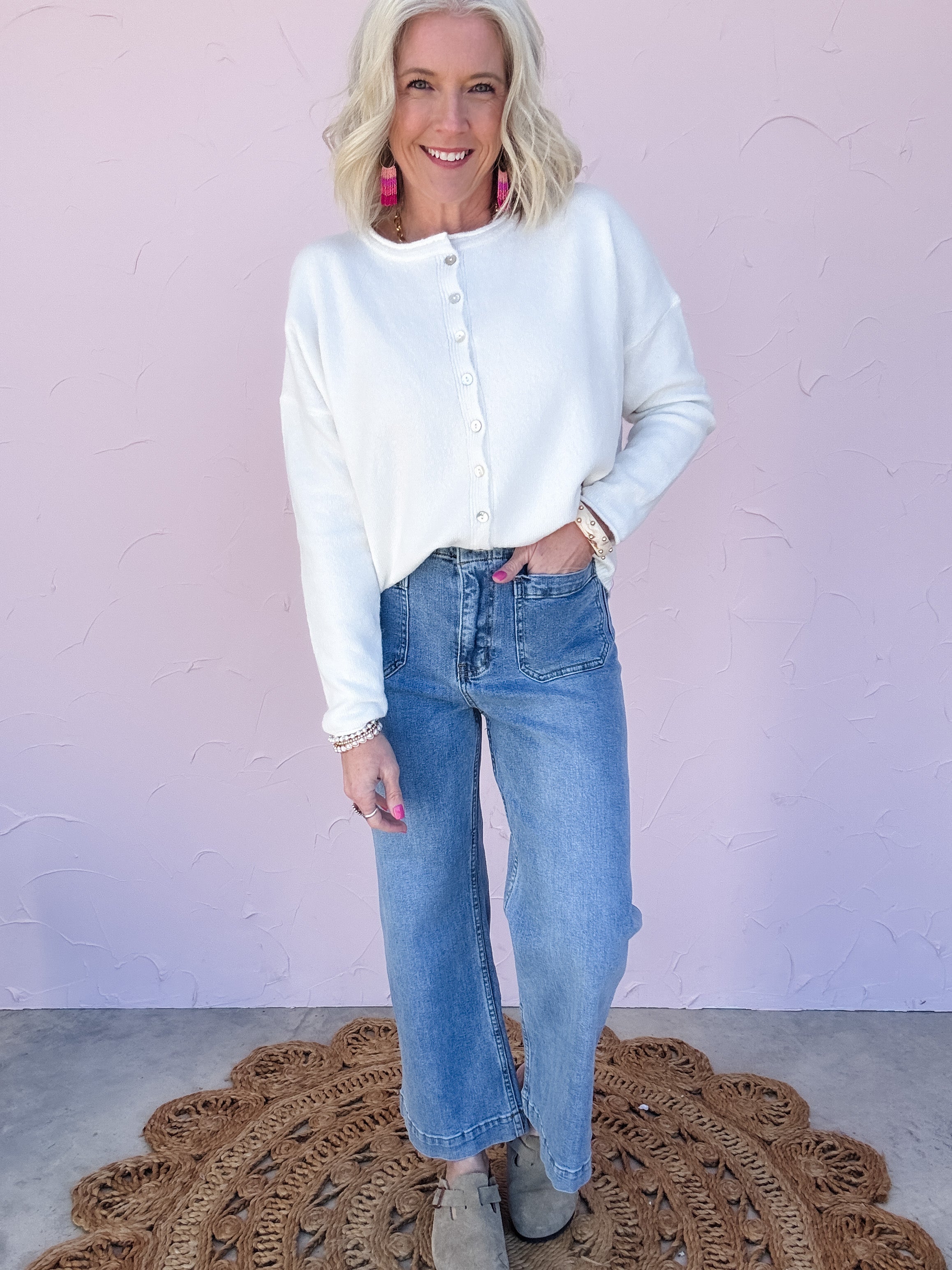 On Repeat Wide Leg Jeans