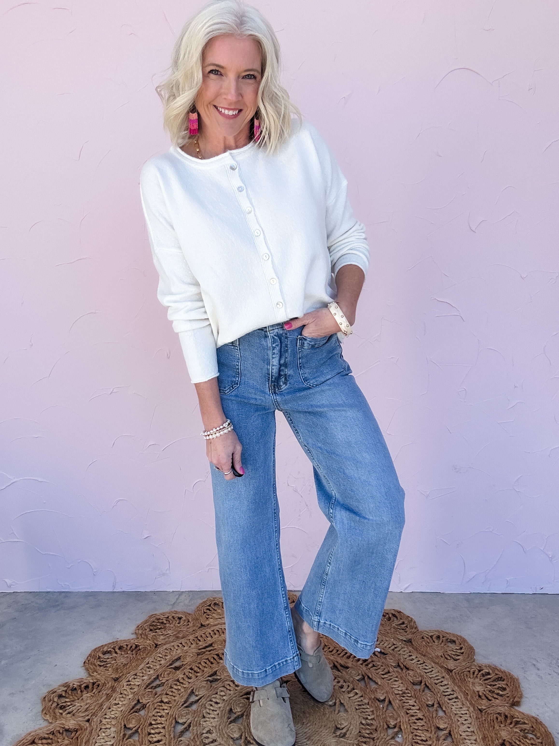 On Repeat Wide Leg Jeans