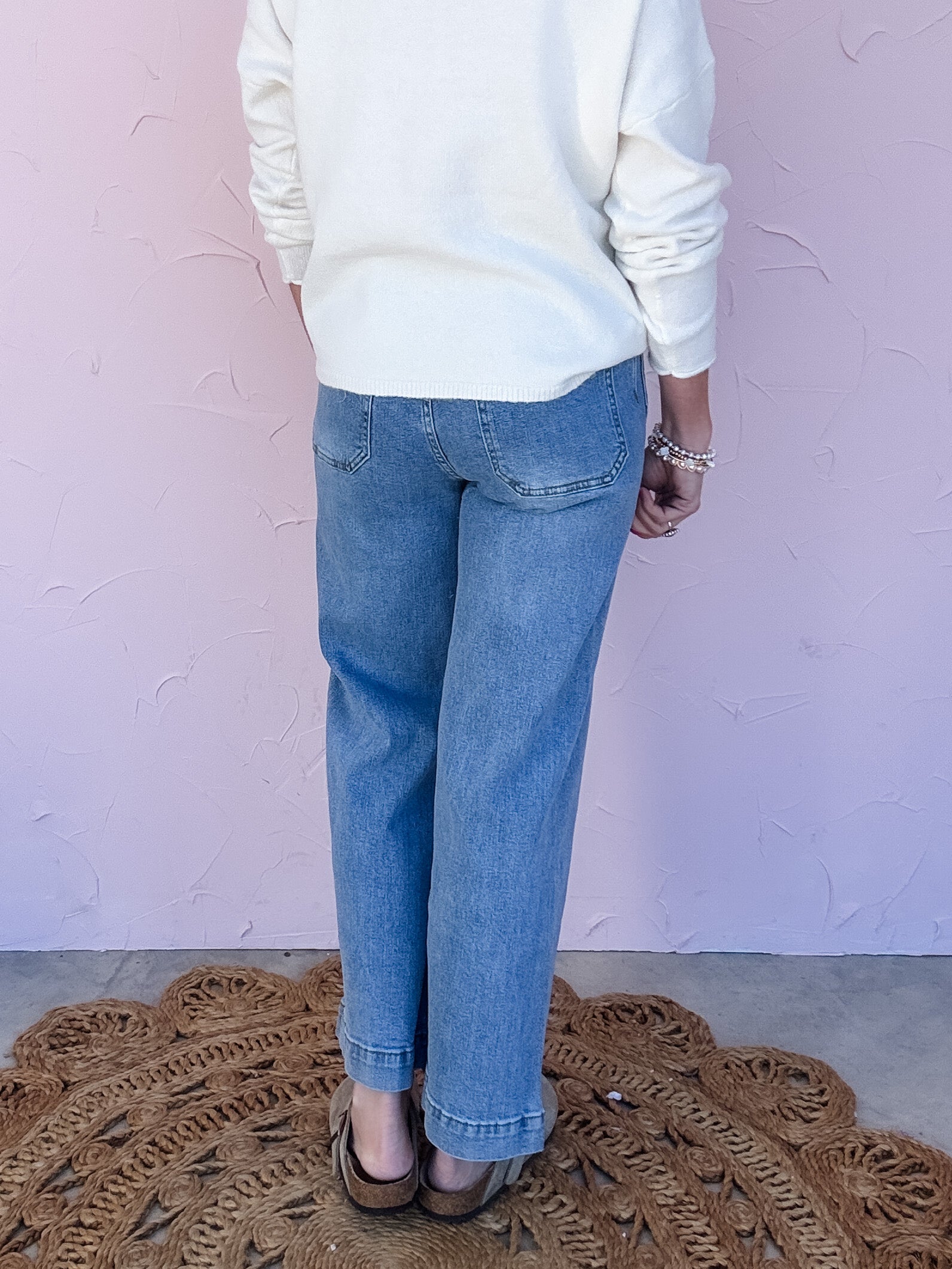 On Repeat Wide Leg Jeans