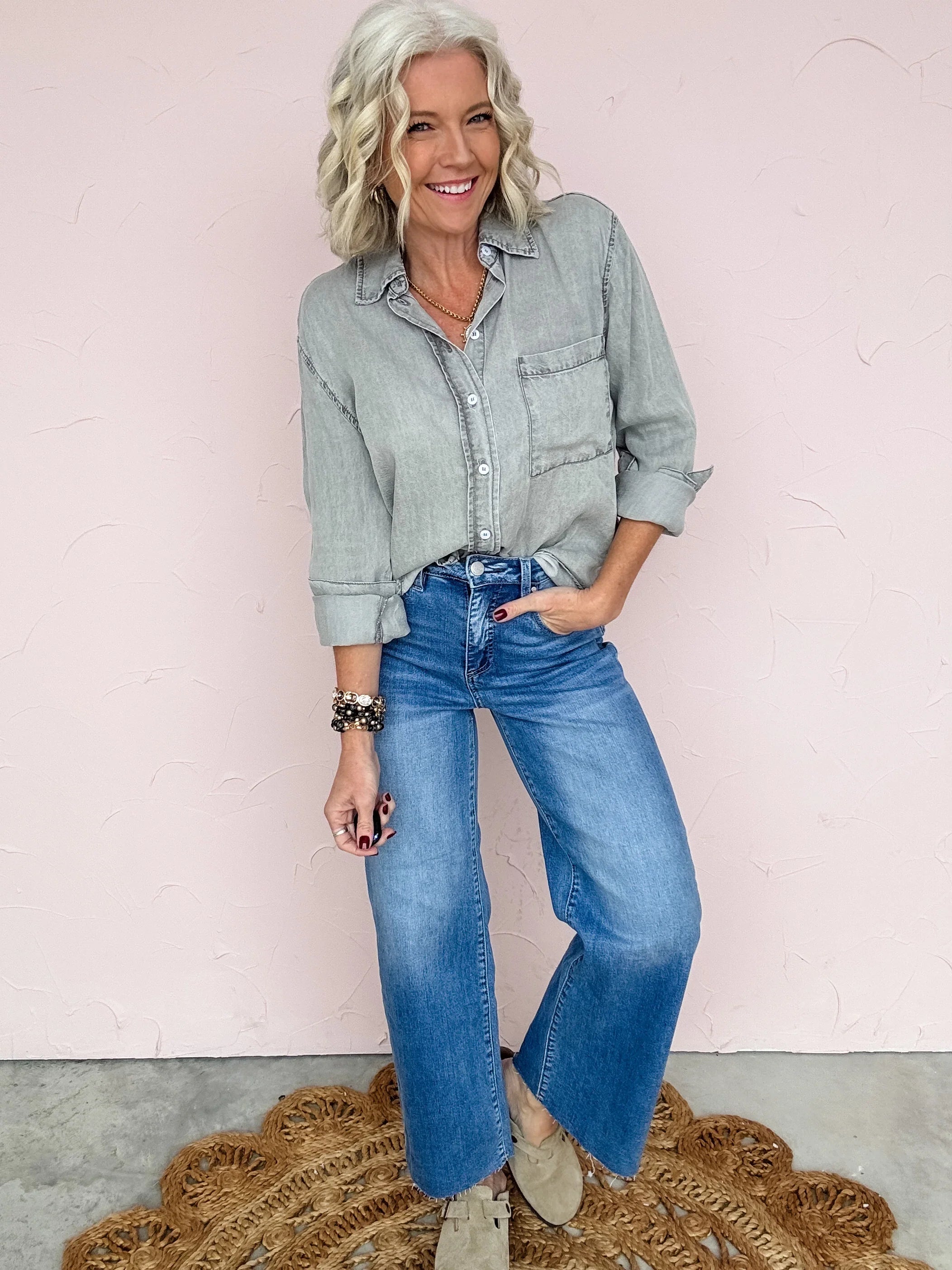 Open Road Wide Leg Jeans