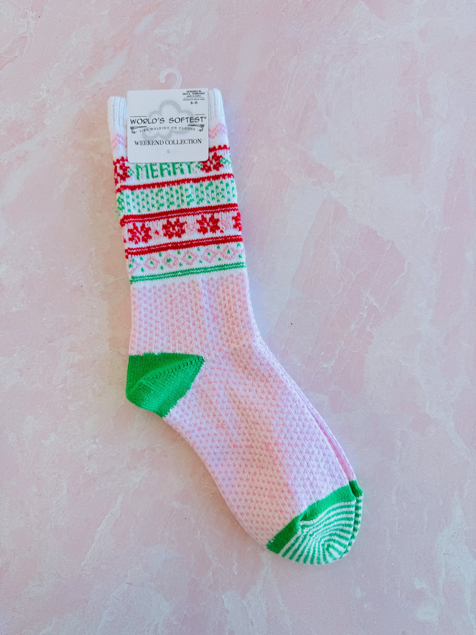 Fair Isle Cozy Collection Socks