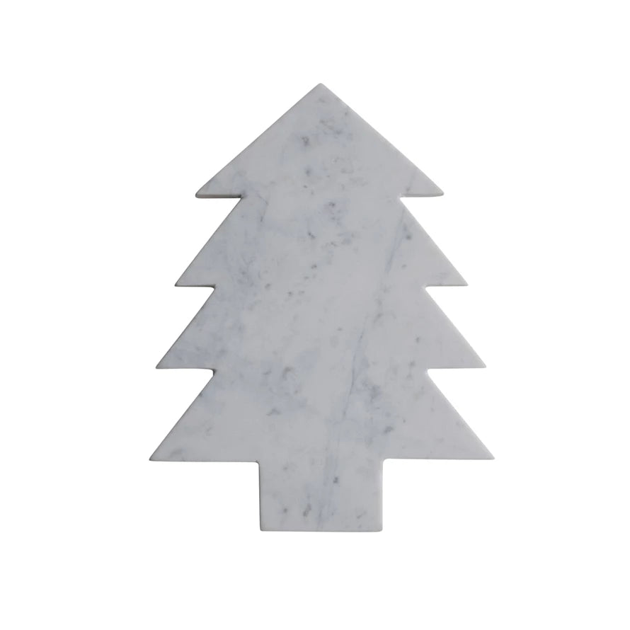 Tree Shaped Marble Cheese Board