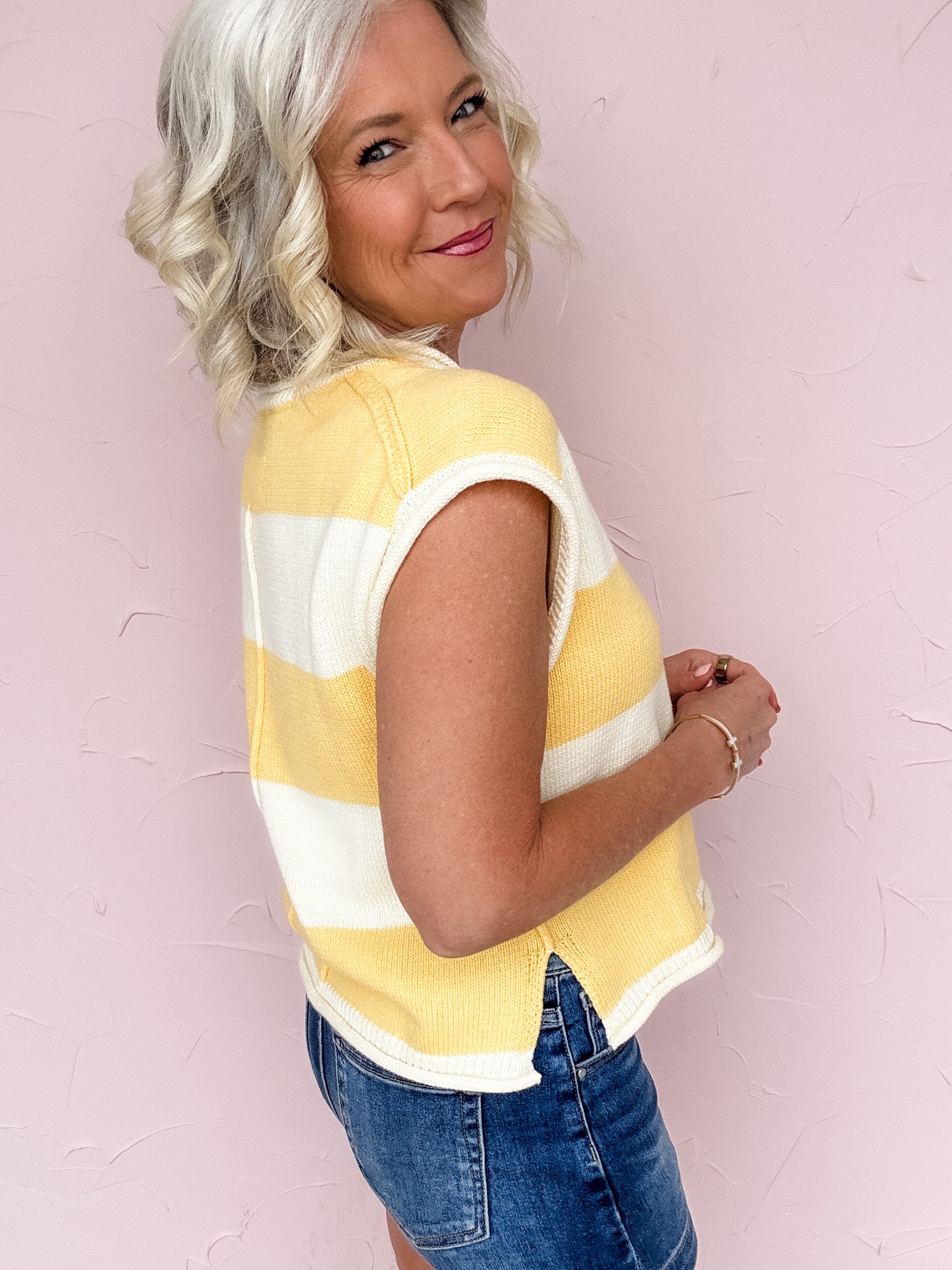 Simple Joys Stripe Knit Top