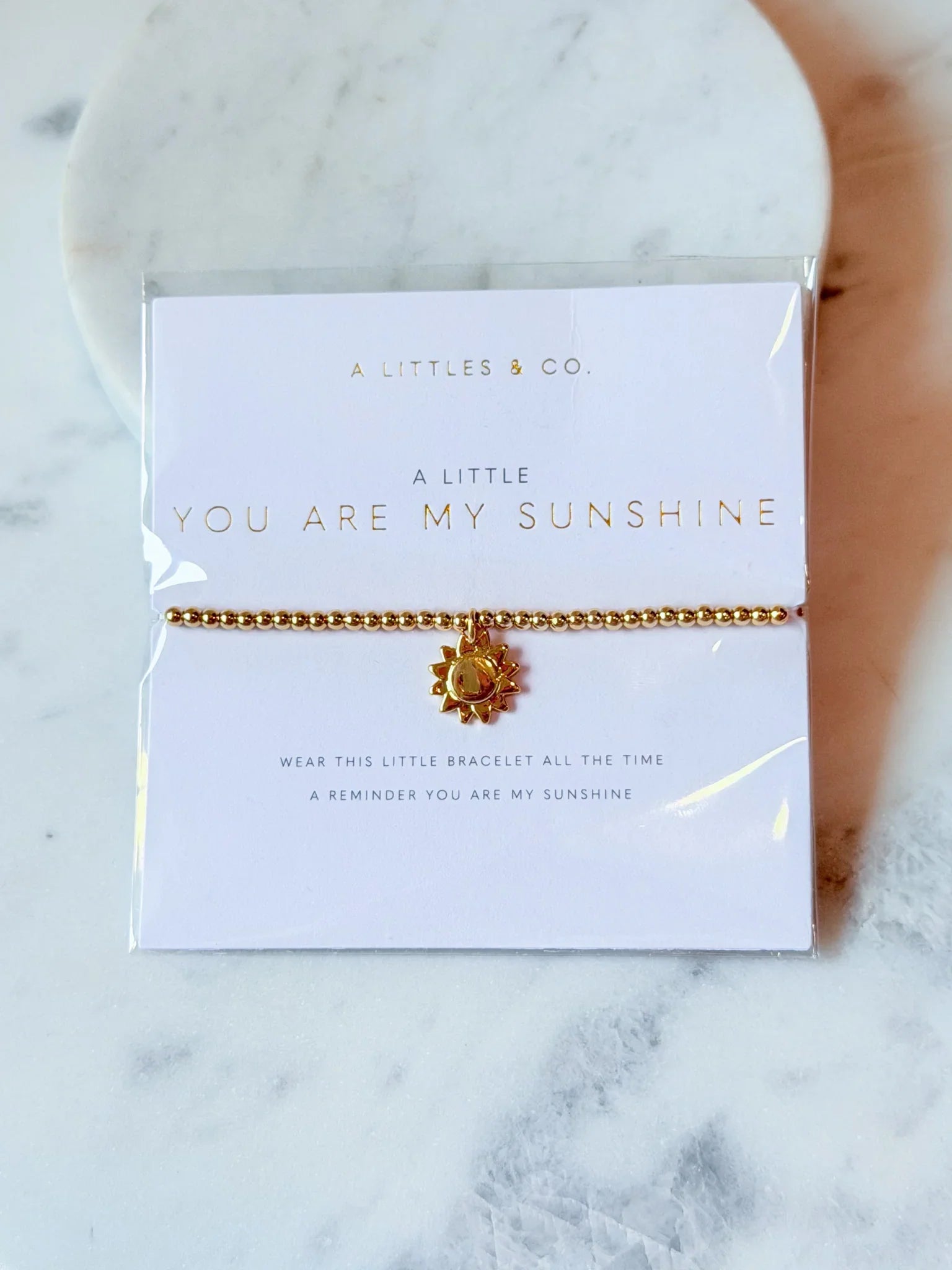 You Are My Sunshine Bracelet