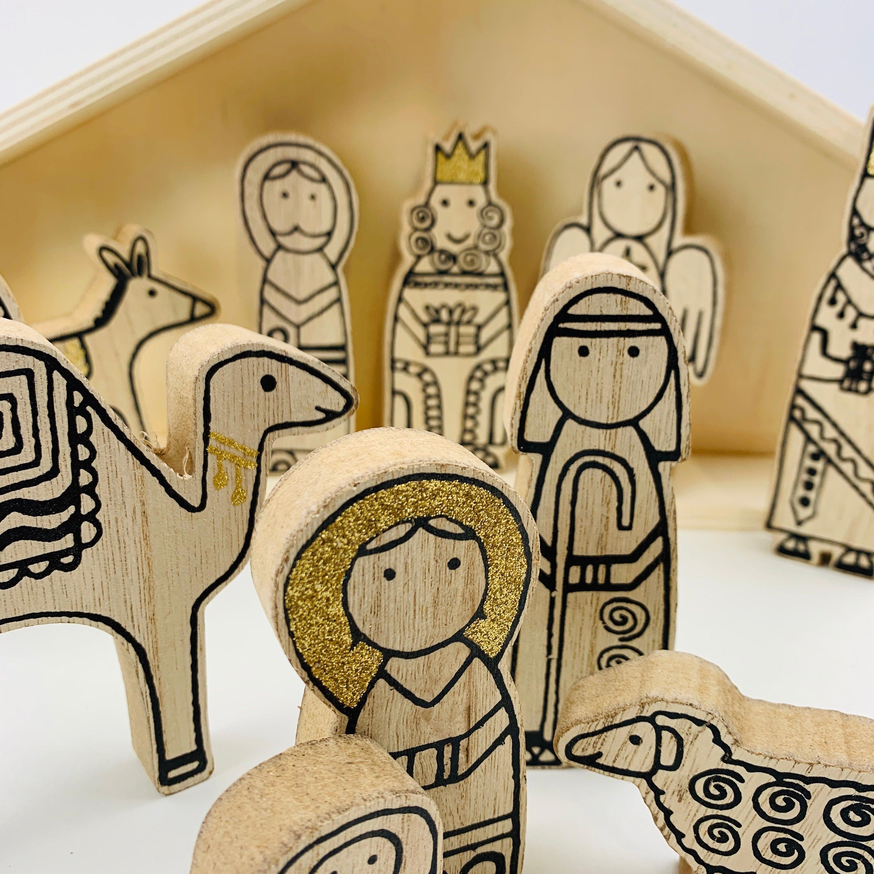 12 Piece Nativity Scene - Vintage Soul