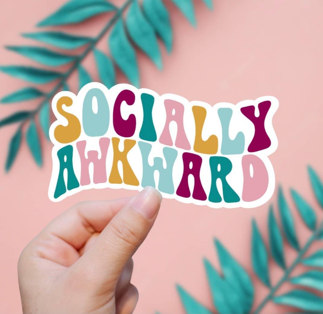 Socially Awkward Sticker - Vintage Soul
